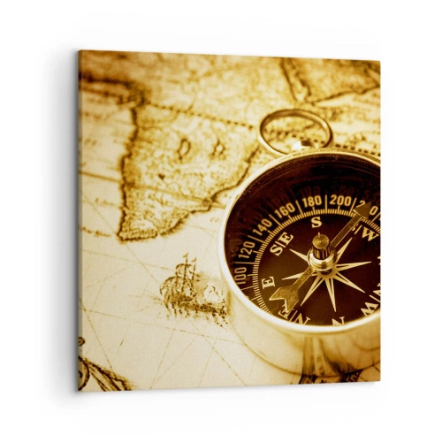 Bild auf Leinwand - Leinwandbild - Ost oder West? - 50x50 cm