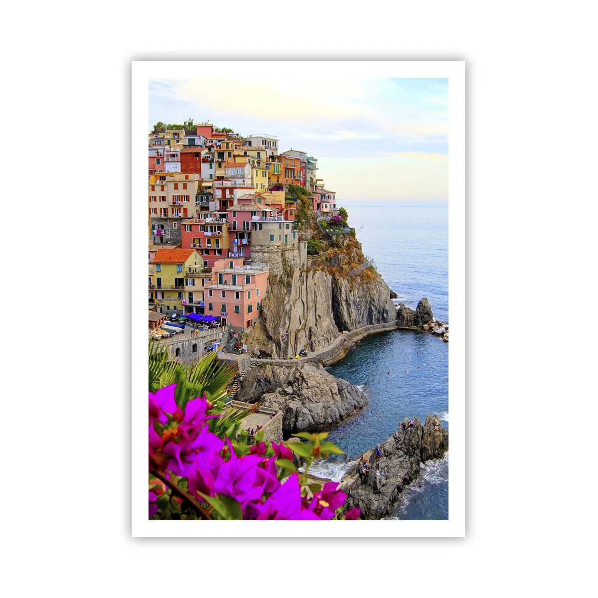 Poster - Lachende Stadt - 70x100 cm