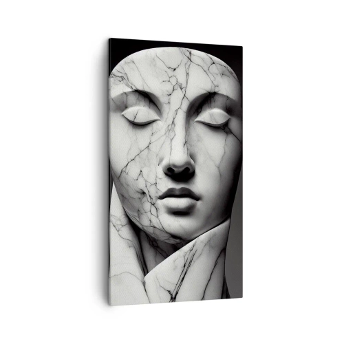 Bild auf Leinwand - Leinwandbild - Marmorformen - 45x80 cm