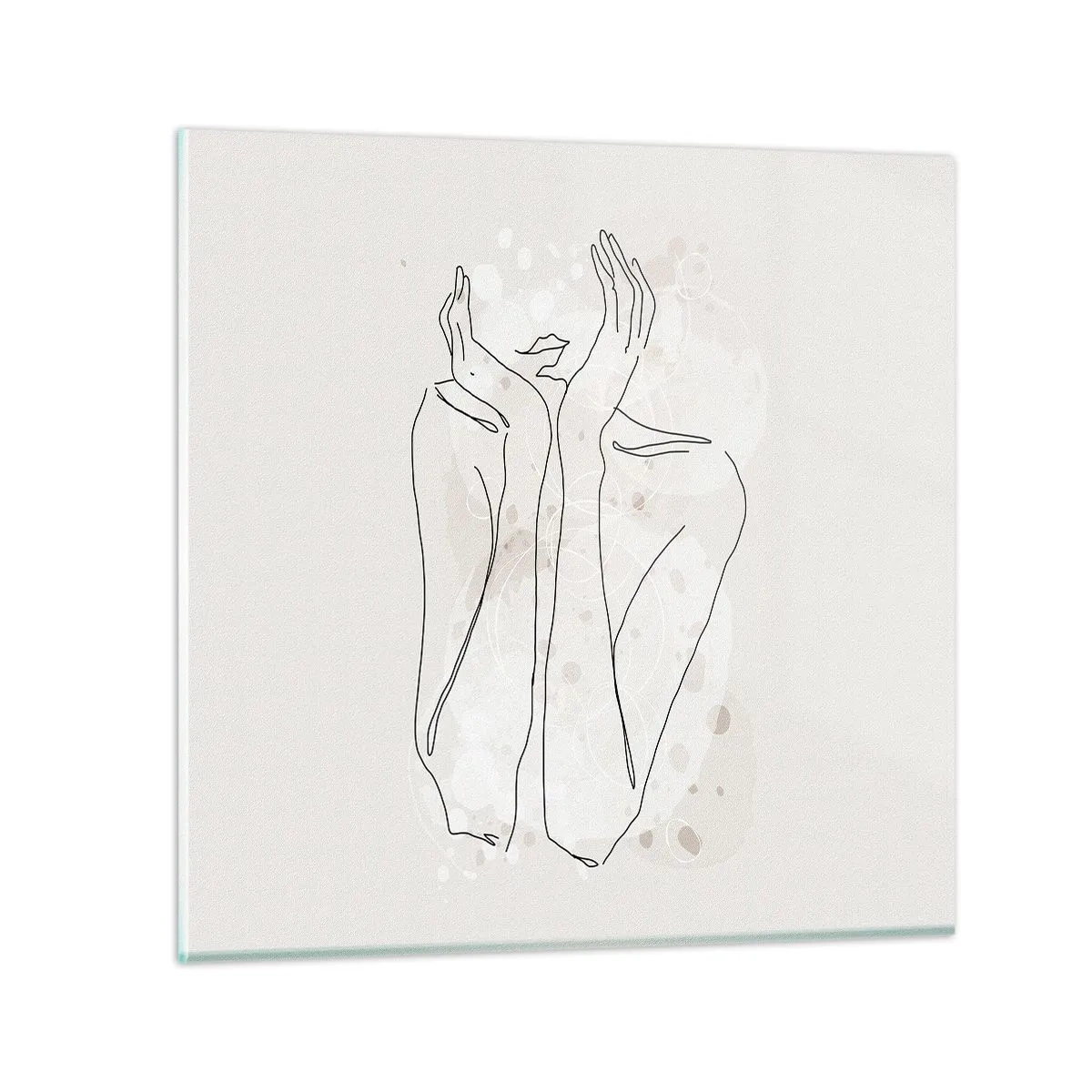 Glasbild - Bild auf glas - Ein träumerischer Moment - 40x40 cm