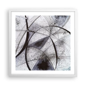 Poster in einem weißen Rahmen - Futuristische Fantasie - 50x50 cm
