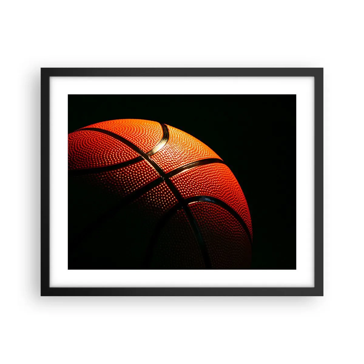 Poster in einem schwarzem Rahmen - Schön wie ein Planet - 50x40 cm