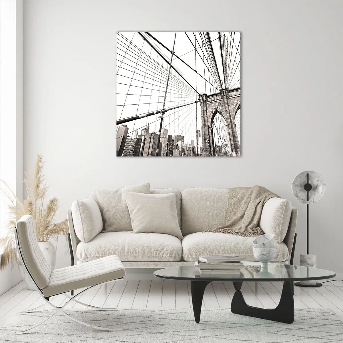 Glasbild - Bild auf glas - New Yorker Kathedrale - 30x30 cm