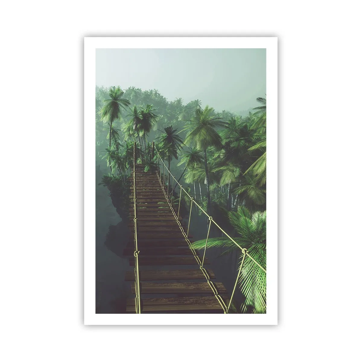 Poster - Über der Brandung des Grüns - 61x91 cm