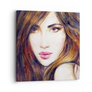 Bild auf Leinwand - Leinwandbild - Einen Penny für deine Gedanken - 40x40 cm