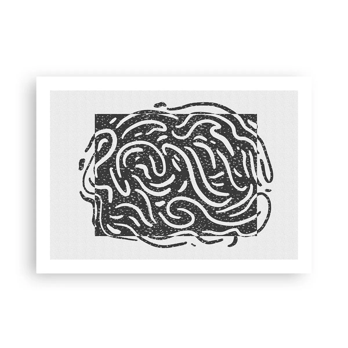 Poster - Abstraktion: Freudentanz - 70x50 cm