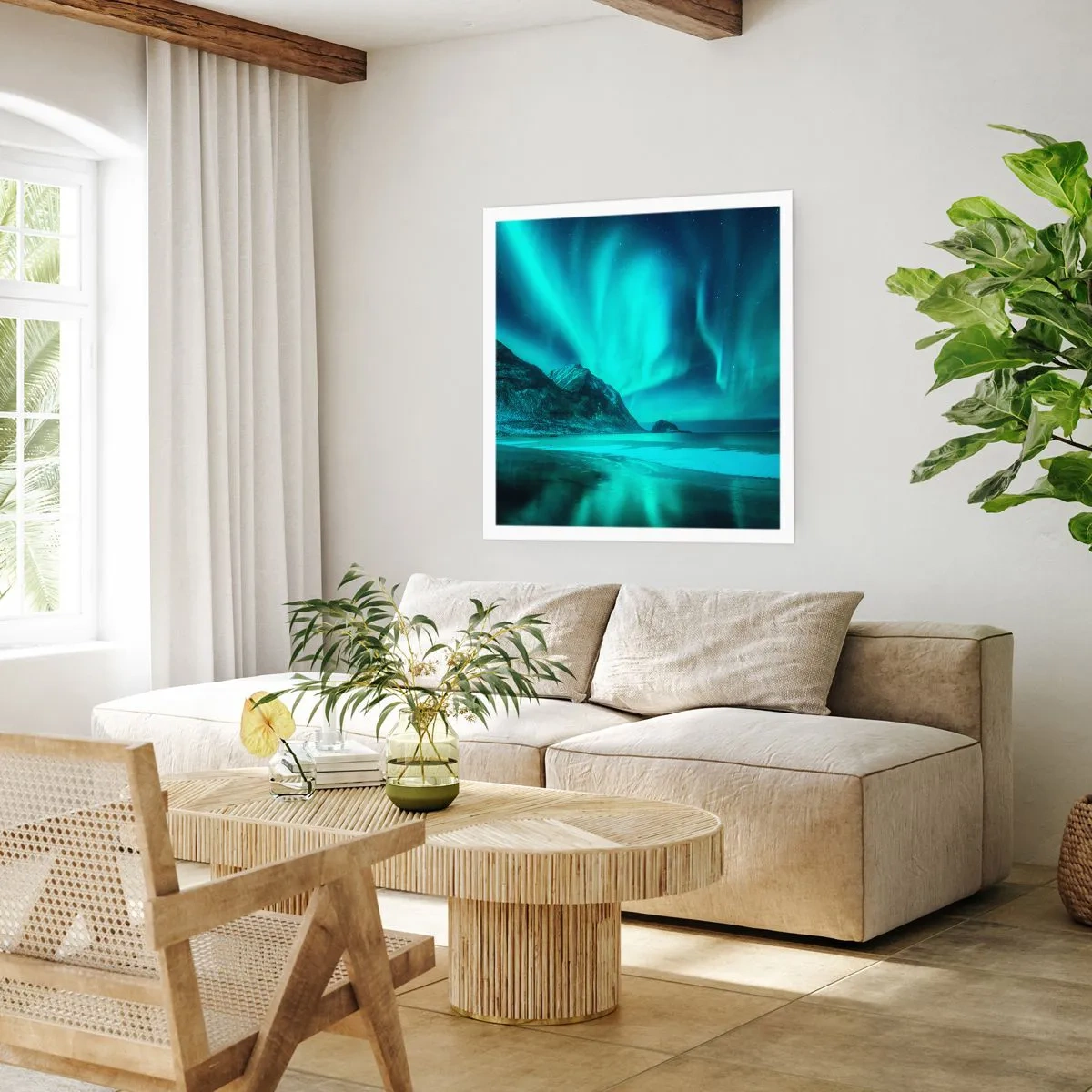 Poster - Wunder des Nordens - 50x50 cm