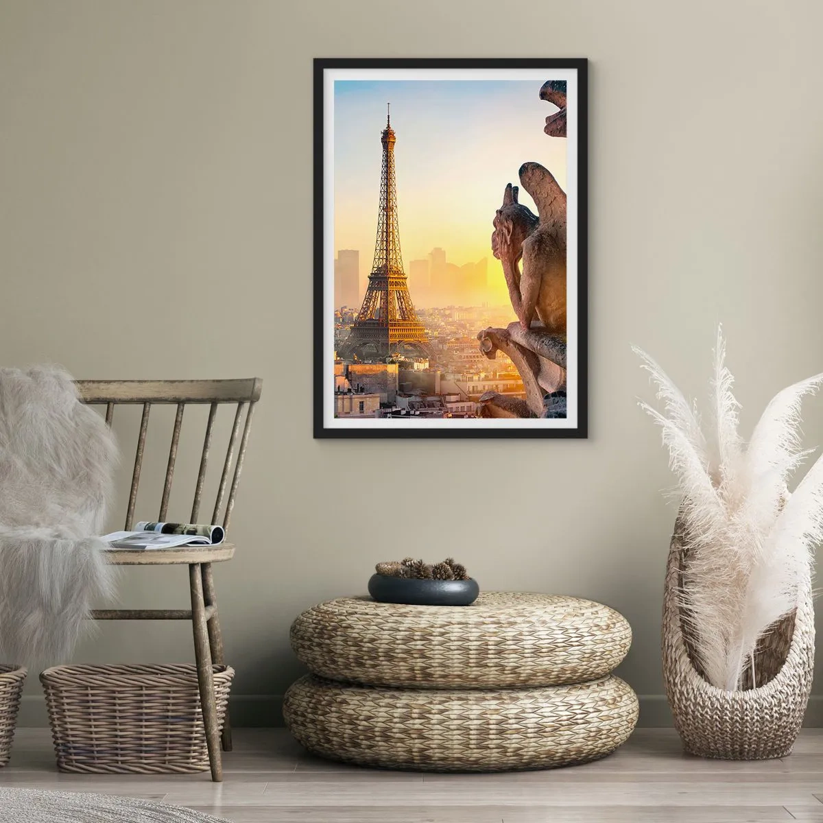 Poster in einem schwarzem Rahmen - Vieles hat sich geändert ... - 30x40 cm