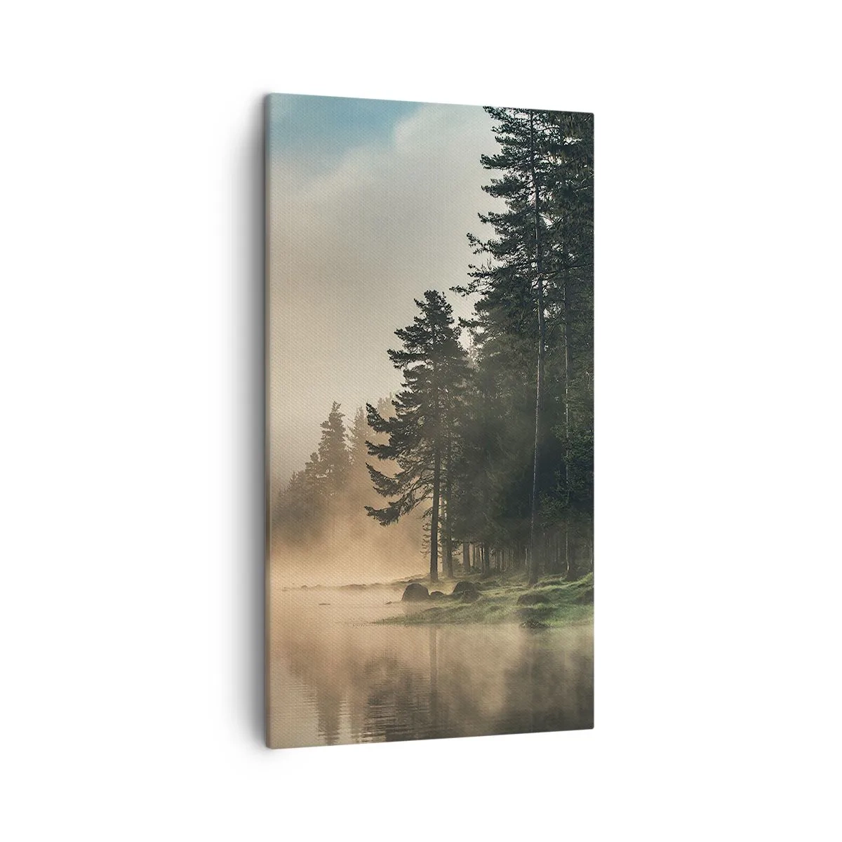 Bild auf Leinwand - Leinwandbild - Die Geburt des Tages - 45x80 cm