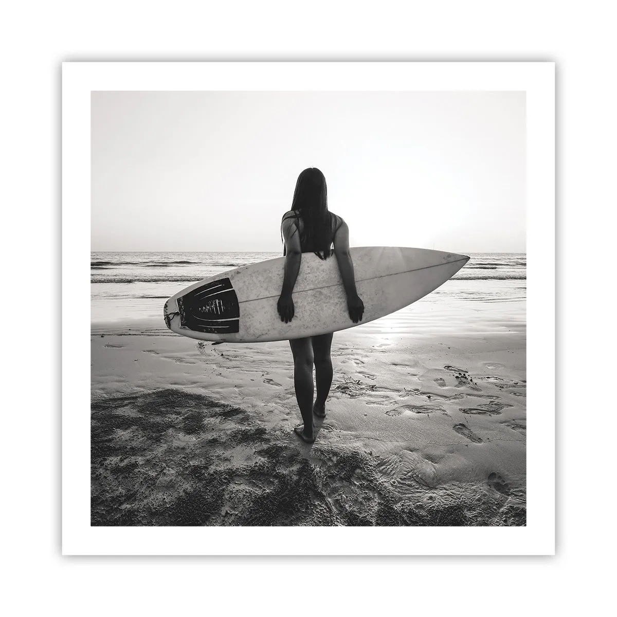 Poster - Die Tochter der Meereswelle - 60x60 cm