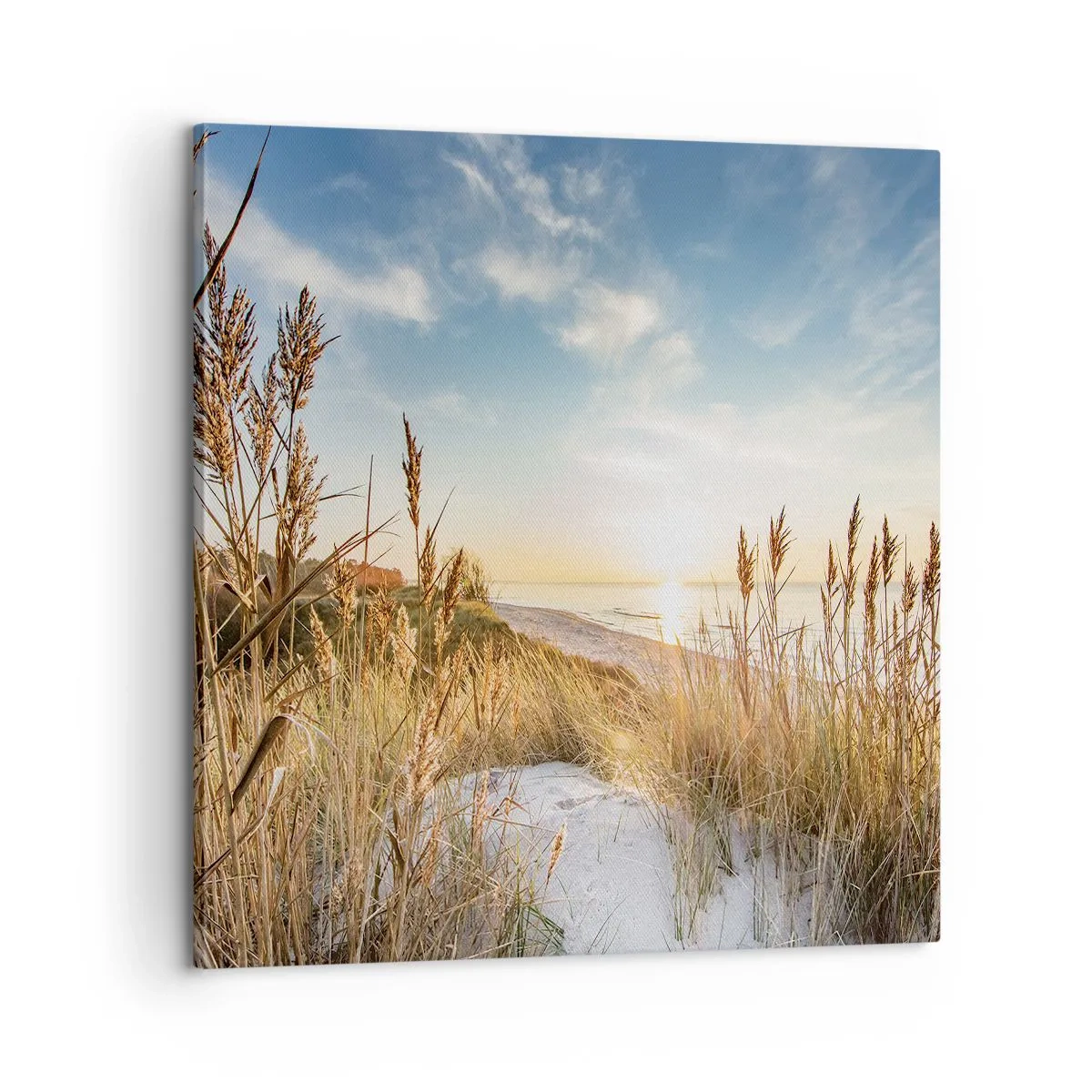 Bild auf Leinwand - Leinwandbild - Nordstrand - 60x60 cm