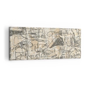 Bild auf Leinwand - Leinwandbild - Es wartet darauf, entschlüsselt zu werden - 100x40 cm
