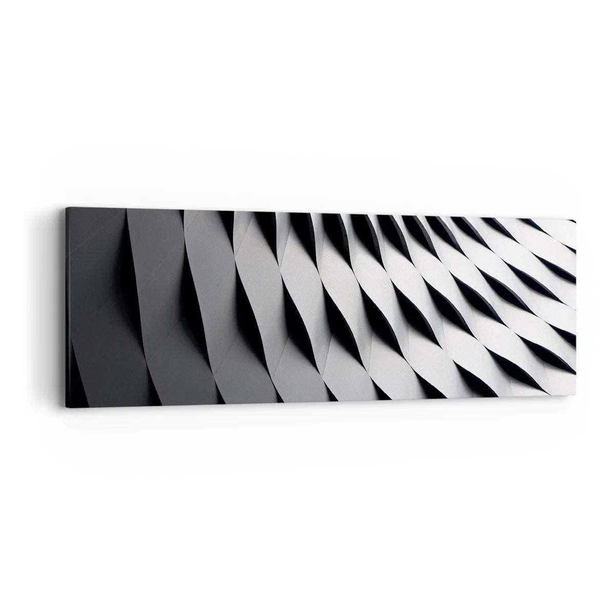 Bild auf Leinwand - Leinwandbild - Auf der Oberfläche der Wellen - 90x30 cm