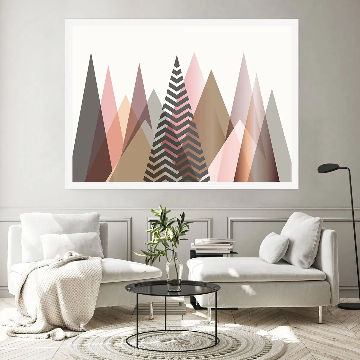 Poster - Pyramidale Aussicht - 40x30 cm