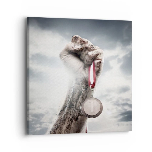 Bild auf Leinwand - Leinwandbild - Per aspera ad astra - 30x30 cm