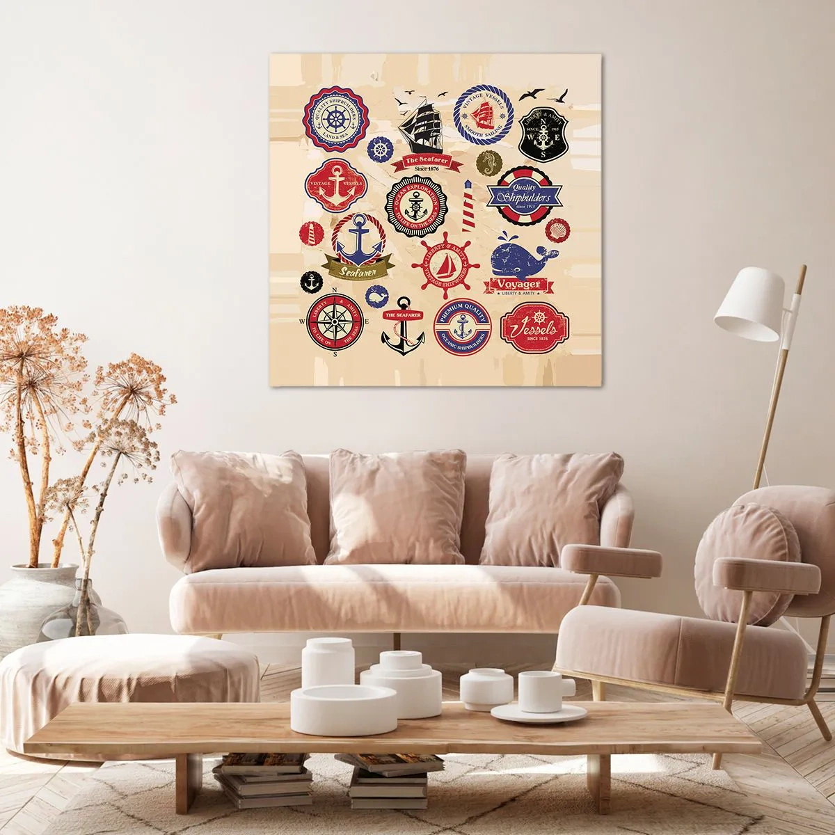 Bild auf Leinwand - Leinwandbild - Segelbruderschaft - 70x70 cm