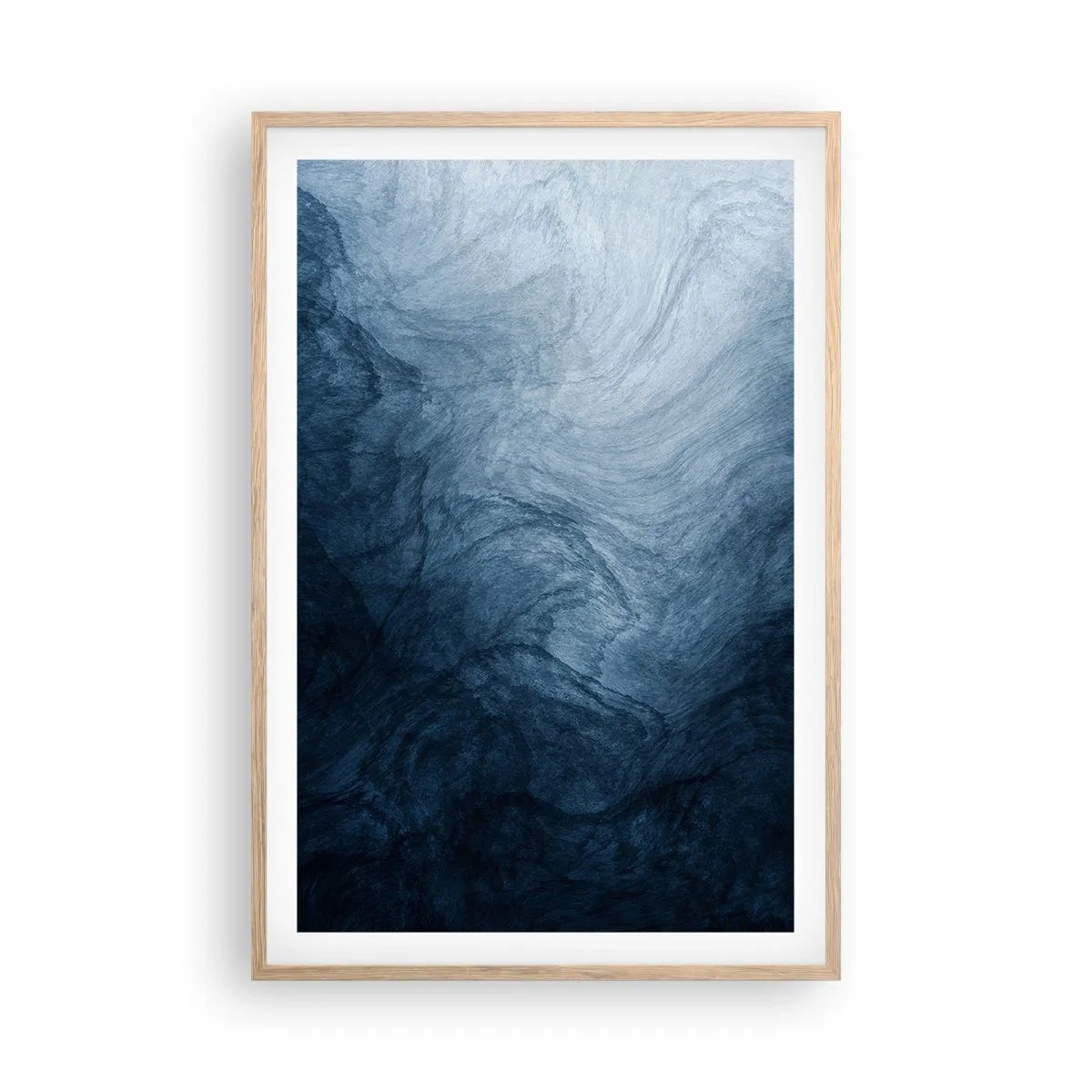 Poster in einem Rahmen aus heller Eiche - Greifen Sie tief - 61x91 cm