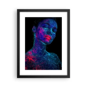 Poster in einem schwarzem Rahmen - Im Sternenstaub - 30x40 cm