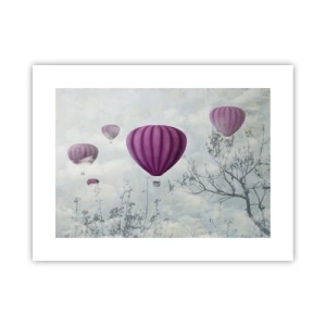 Poster - Wie Schiffe am Himmel - 40x30 cm