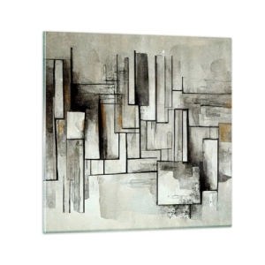 Glasbild - Bild auf glas - Kraft der Einfachheit - 70x70 cm