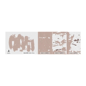 Fototapeten Muster Selbstklebend Deluxe Sticker - Abstraktion in zartem Rosa - Abstraktion, Leer, Minimalismus - 100x30 cm