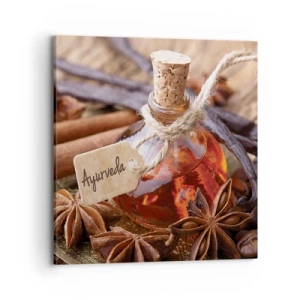 Bild auf Leinwand - Leinwandbild - Zur Einheit von Körper und Geist - 70x70 cm