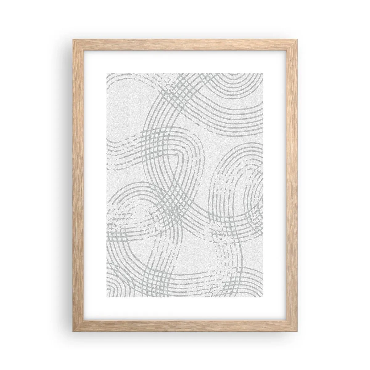 Poster in einem Rahmen aus heller Eiche - Es gibt keinen einfachen Weg - 30x40 cm