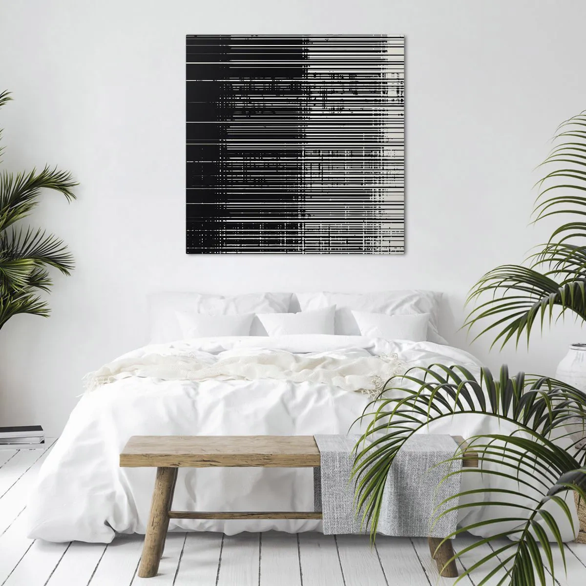 Bild auf Leinwand - Leinwandbild - Wellen und Vibrationen - 60x60 cm