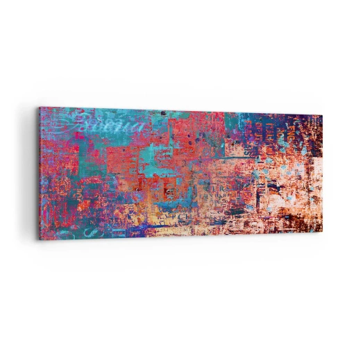 Bild auf Leinwand - Leinwandbild - Erinnerung und Vergessen - 100x40 cm