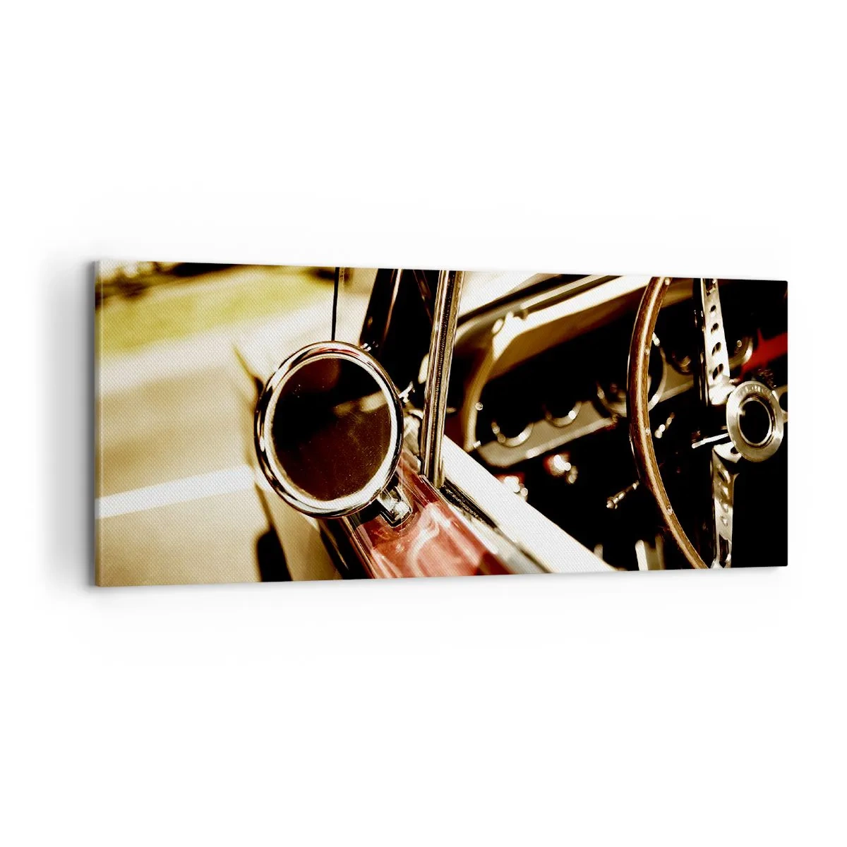 Bild auf Leinwand - Leinwandbild - Ein Auto mit Seele - 100x40 cm