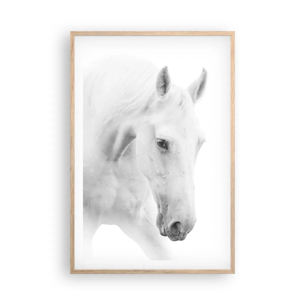 Poster in einem Rahmen aus heller Eiche - Ist das Freundschaft...? - 61x91 cm