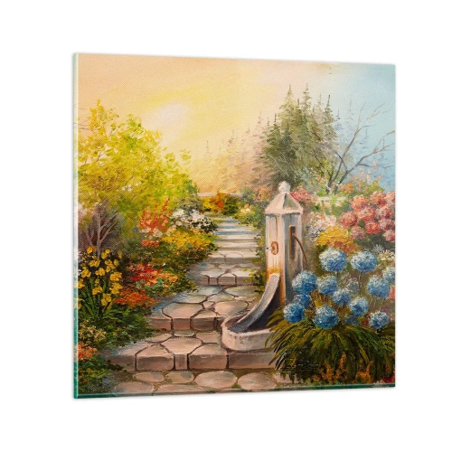 Glasbild - Bild auf glas - In voller Blüte - 40x40 cm