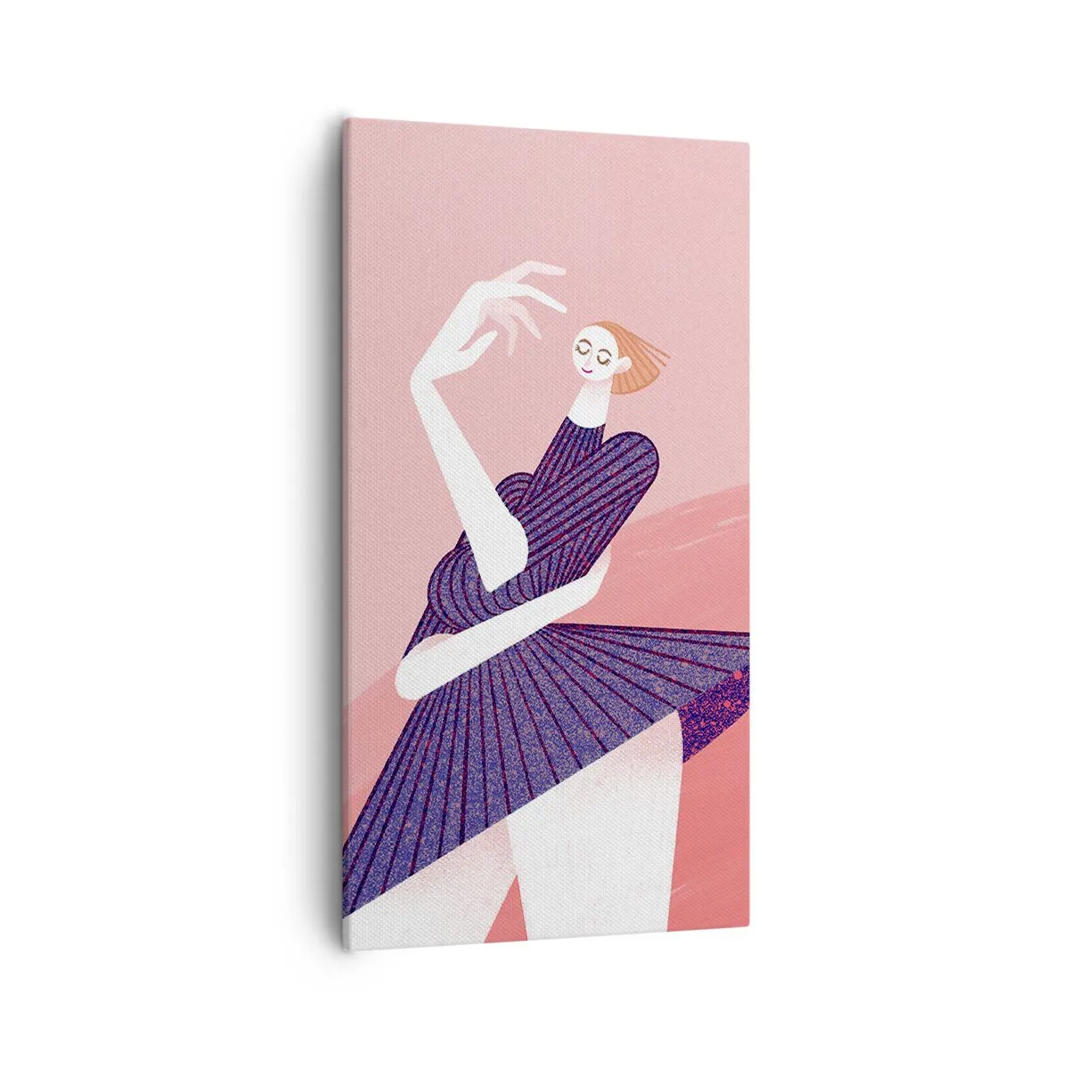 Bild auf Leinwand - Leinwandbild - Jeder Schritt ist ein Tanzgürtel - 55x100 cm