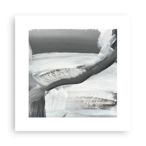 Poster - Entscheidender Schritt - 30x30 cm