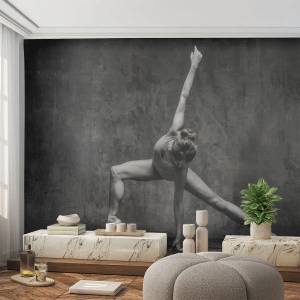 Fototapete Premium Sand - Das Ideal des Gleichgewichts - Gymnastik, Ballett, Tanzen - 300x210 cm