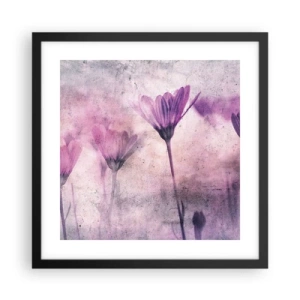 Poster in einem schwarzem Rahmen - Ein Blumentraum - 40x40 cm