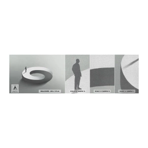 Fototapeten Muster Premium Canvas - Und wie soll man davon klug werden - Mann, 3D, Geschäftsmann - 100x30 cm
