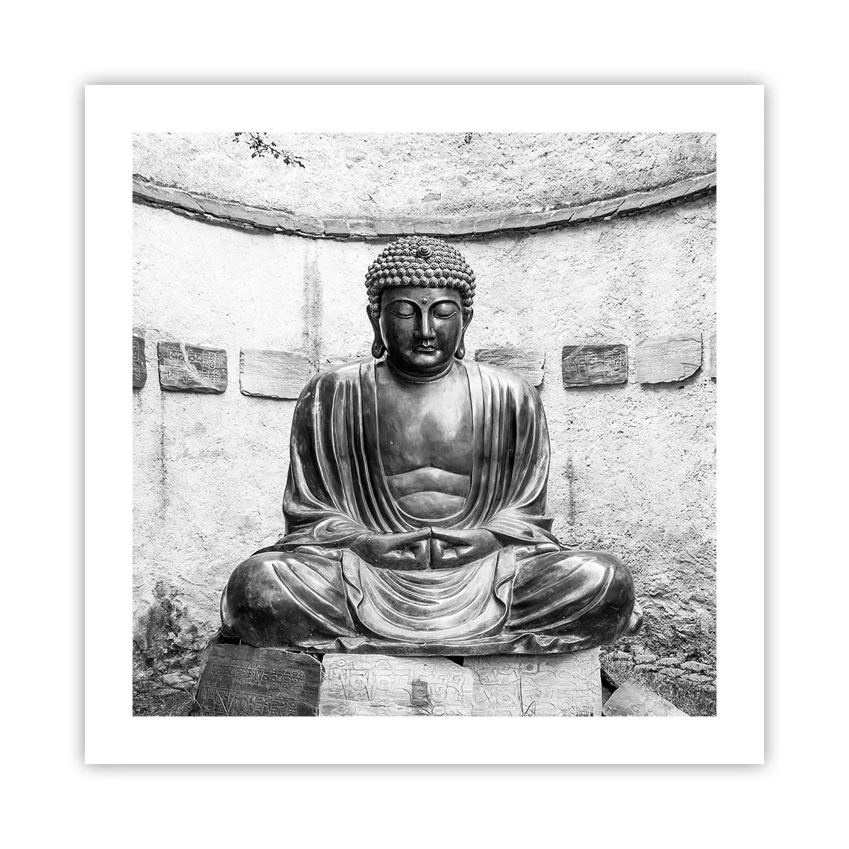 Poster - An der Quelle des Friedens - 50x50 cm