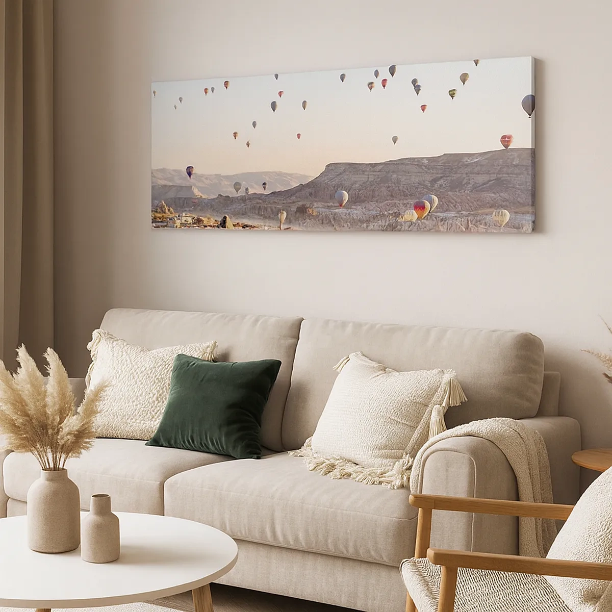 Bild auf Leinwand - Leinwandbild - Wie Schiffe am Himmel - 30x30 cm