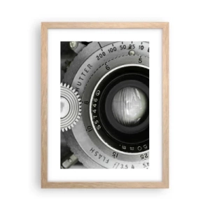 Poster in einem Rahmen aus heller Eiche - Eine Story über Hollywood - 30x40 cm