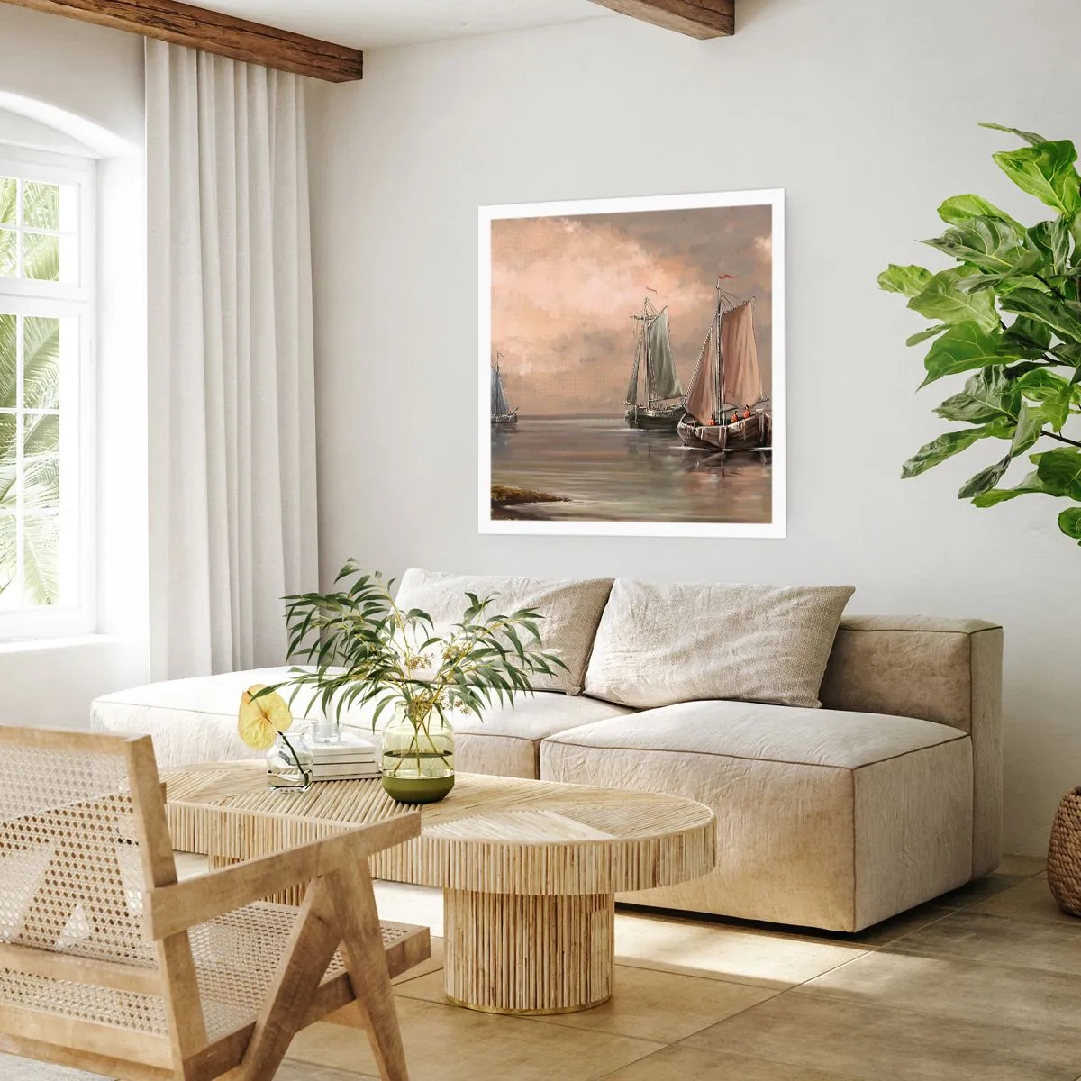 Poster - Die Rückkehr der Matrosen - 30x30 cm