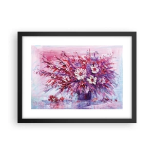 Poster in einem schwarzem Rahmen - Unschuld und Leidenschaft - 40x30 cm