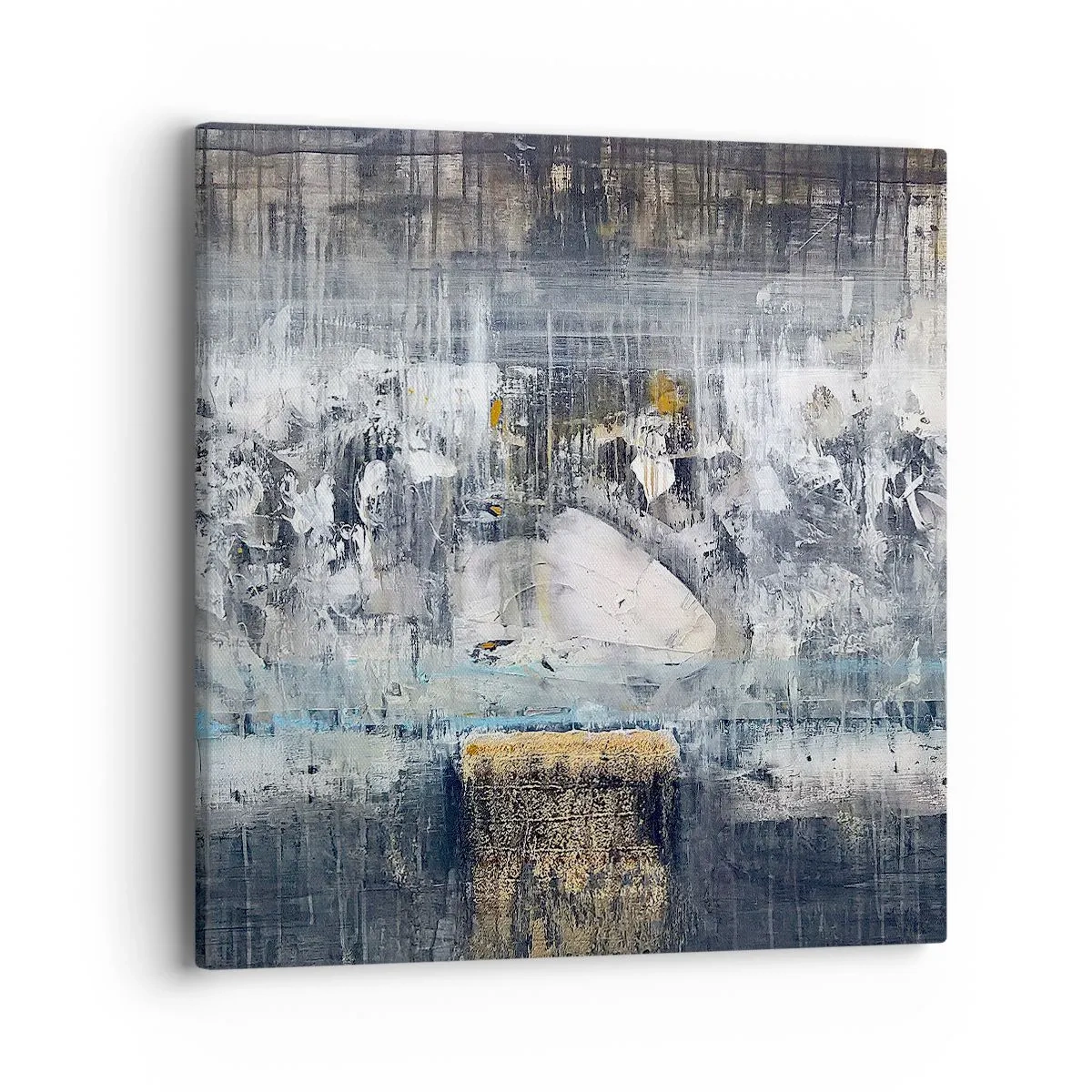 Bild auf Leinwand - Leinwandbild - Wie auf Eis, wie nach Dezember - 40x40 cm
