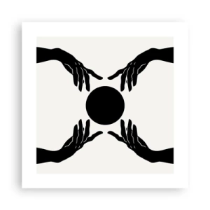 Poster - Geheimes Zeichen - 40x40 cm