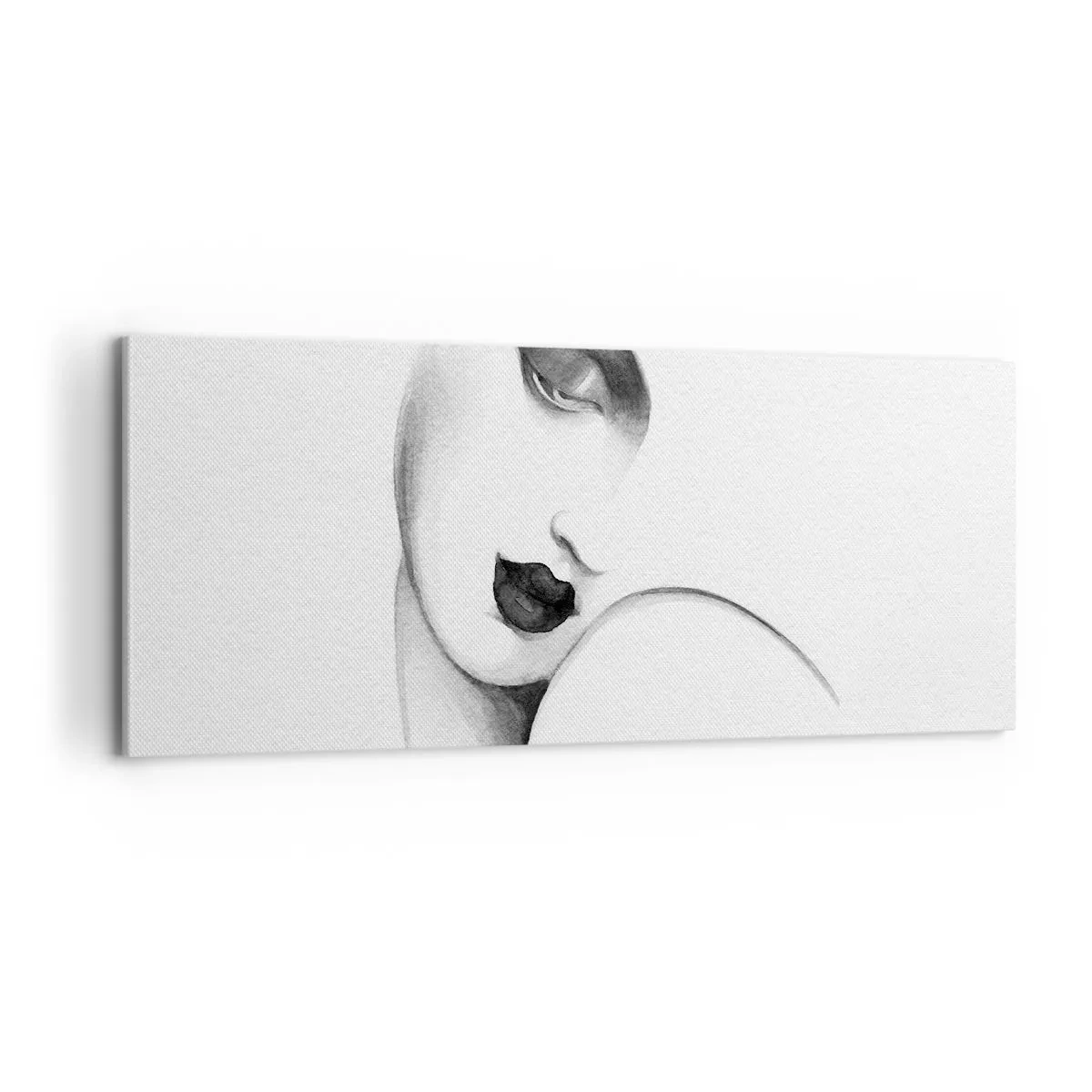Bild auf Leinwand - Leinwandbild - Im Stil von Łempicka - 100x40 cm