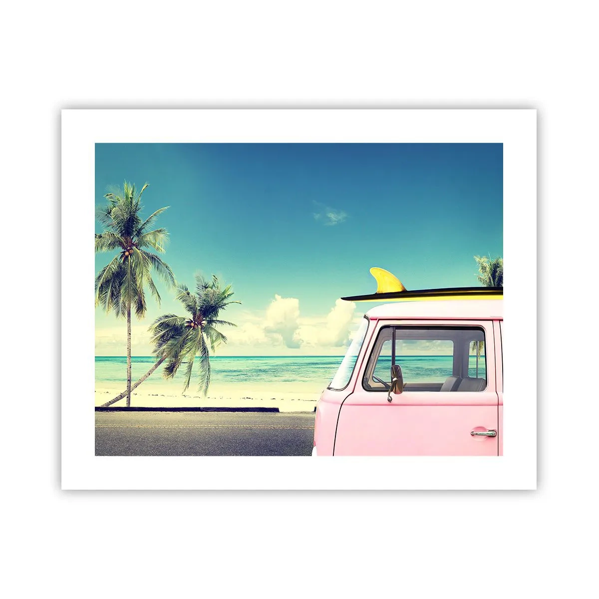 Poster - Zeit um in die Ferien zu starten - 50x40 cm