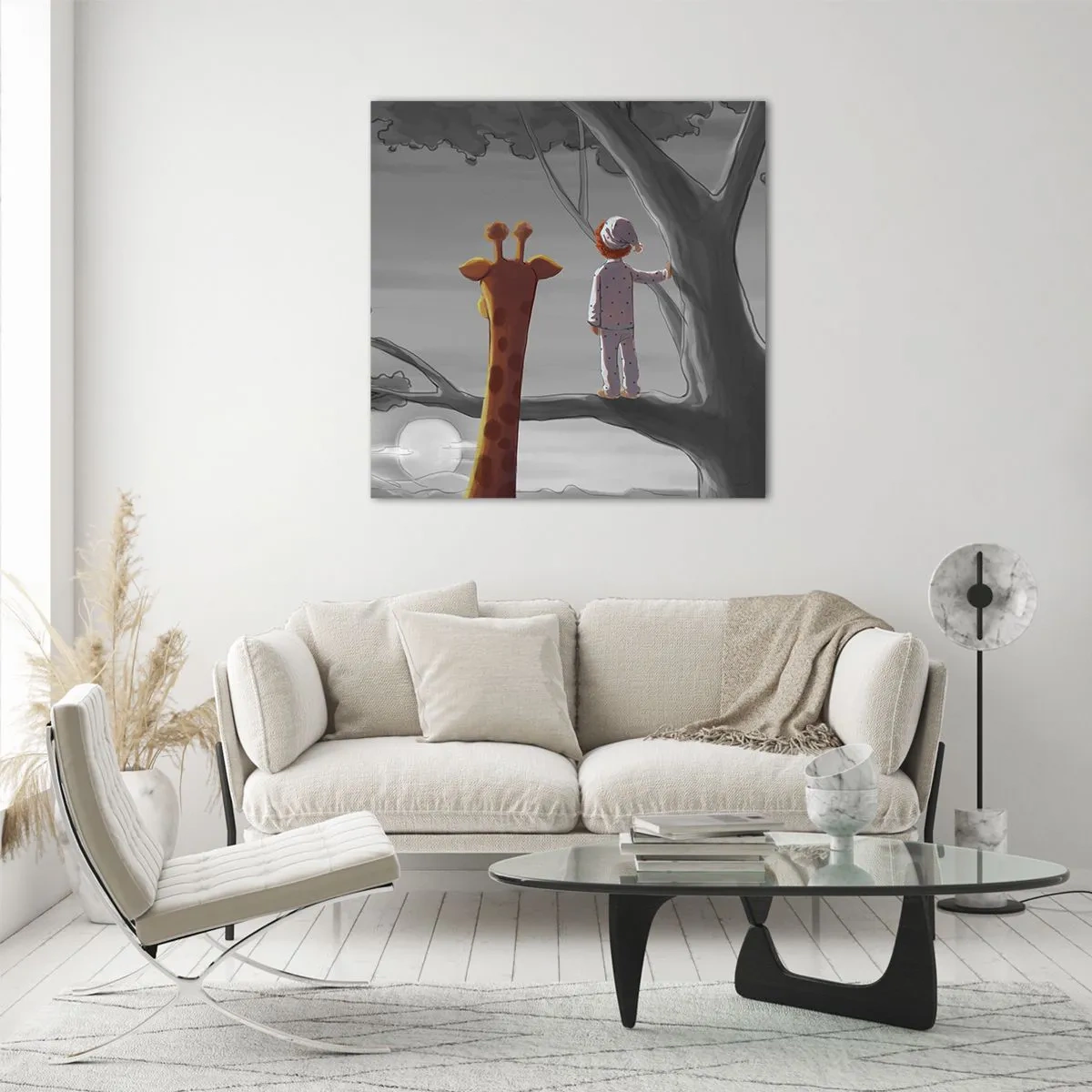 Glasbild - Bild auf glas - Das passiert wirklich - 40x40 cm