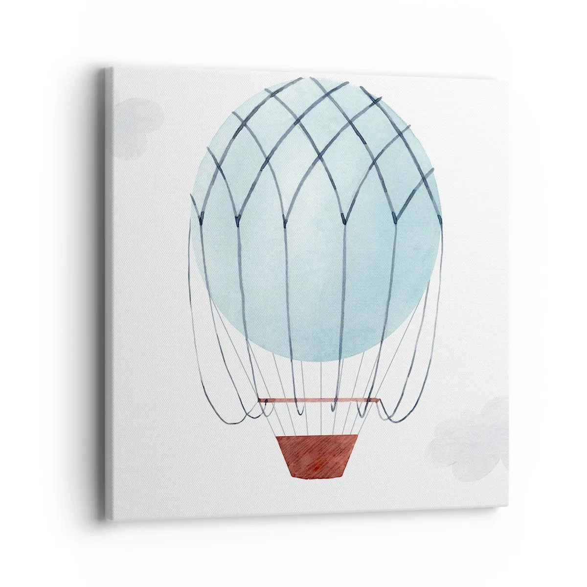 Bild auf Leinwand - Leinwandbild - Ganz in den Wolken - 40x40 cm