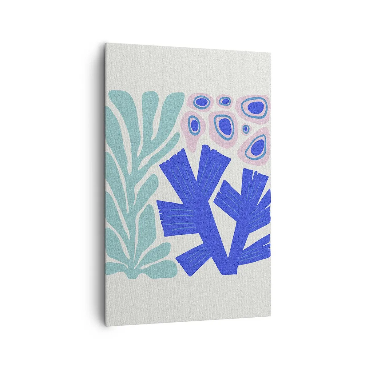 Bild auf Leinwand - Leinwandbild - Unterwassergarten - 80x120 cm