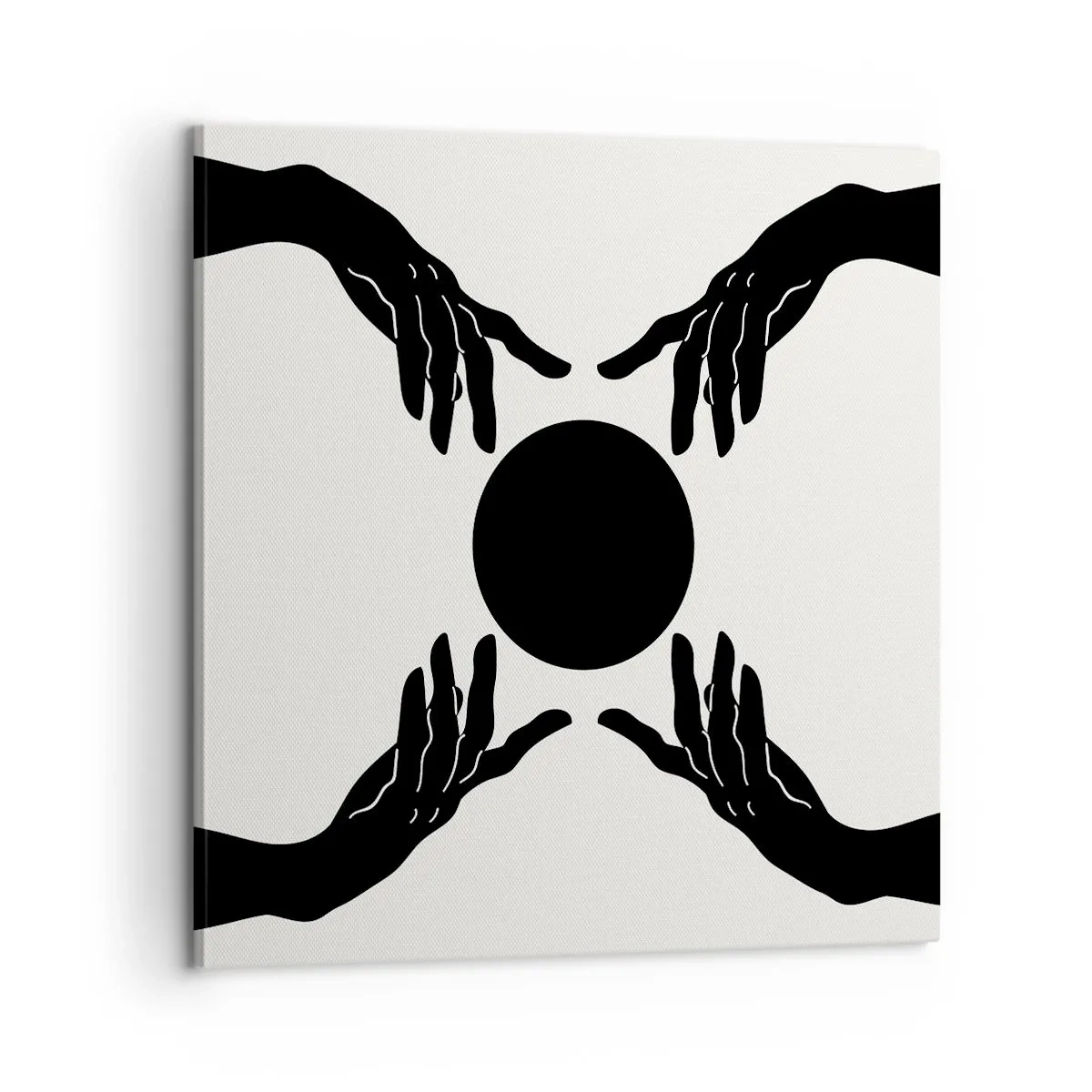 Bild auf Leinwand - Leinwandbild - Geheimes Zeichen - 60x60 cm